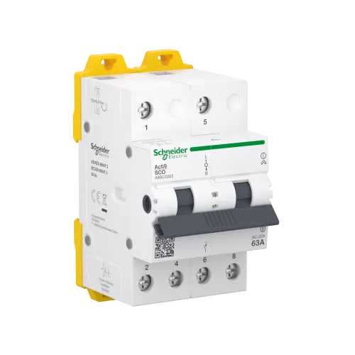 Переключатель ввода резерва 63А, 2 полюса, iSSW Acti9 Schneider Electric A9SCO263