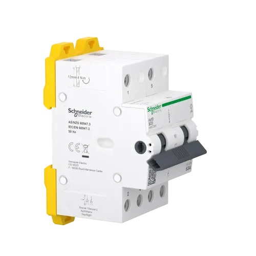 Переключатель ввода резерва 63А, 2 полюса, iSSW Acti9 Schneider Electric A9SCO263