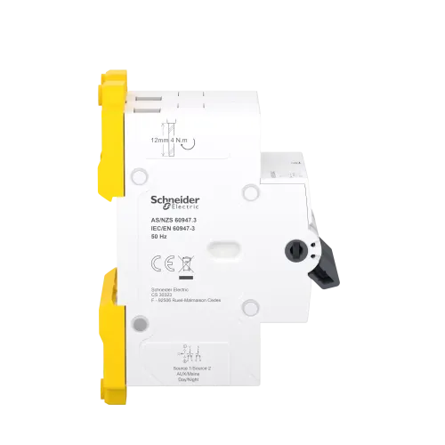 Переключатель ввода резерва 63А, 2 полюса, iSSW Acti9 Schneider Electric A9SCO263