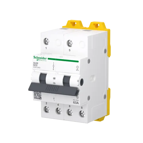 Переключатель ввода резерва 63А, 2 полюса, iSSW Acti9 Schneider Electric A9SCO263