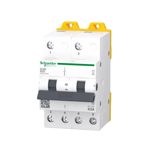 Переключатель ввода резерва 63А, 2 полюса, iSSW Acti9 Schneider Electric A9SCO263