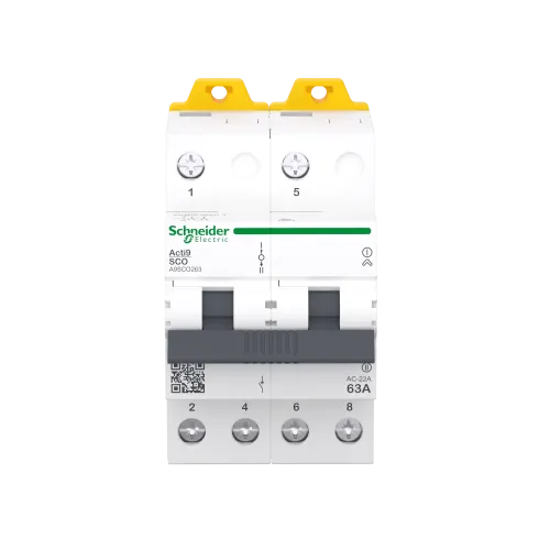 Переключатель ввода резерва 63А, 2 полюса, iSSW Acti9 Schneider Electric A9SCO263