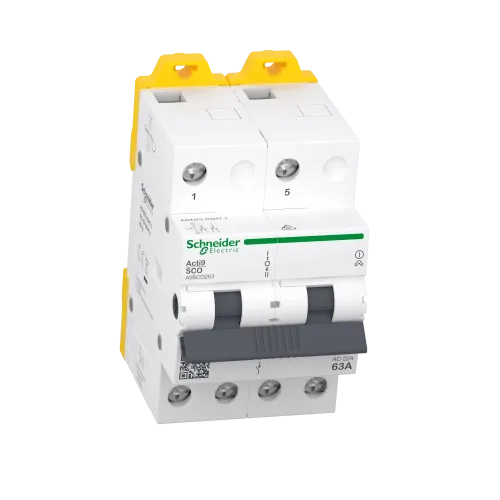 Переключатель ввода резерва 63А, 2 полюса, iSSW Acti9 Schneider Electric A9SCO263