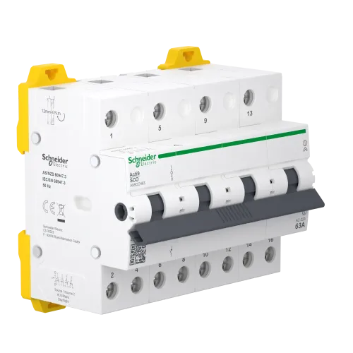 Переключатель ввода резерва 63А, 4 полюса, iSSW Acti9 Schneider Electric A9SCO463
