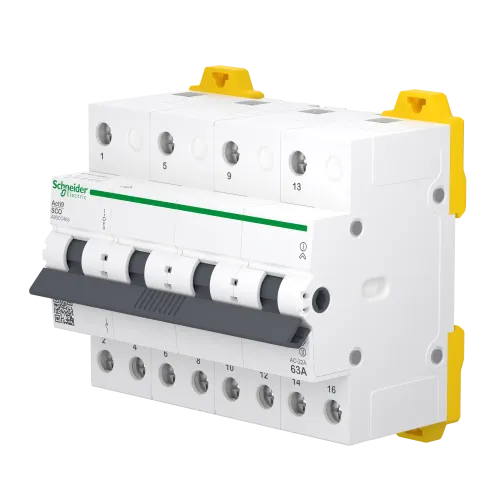Переключатель ввода резерва 63А, 4 полюса, iSSW Acti9 Schneider Electric A9SCO463