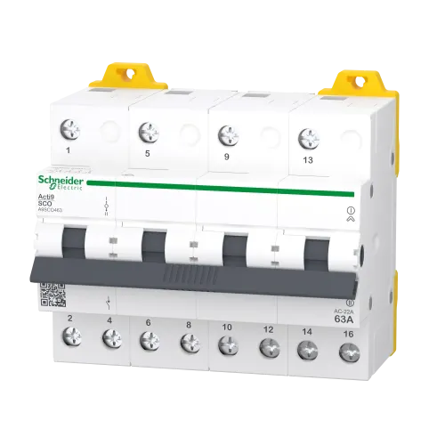Переключатель ввода резерва 63А, 4 полюса, iSSW Acti9 Schneider Electric A9SCO463
