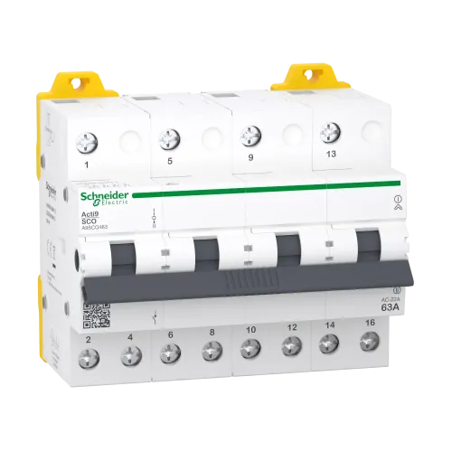 Переключатель ввода резерва 63А, 4 полюса, iSSW Acti9 Schneider Electric A9SCO463