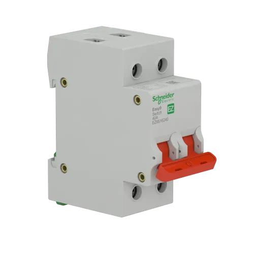 Выключатель нагрузки "І-О" 40 А, двухполюсный, EZ9S16240 Schneider Electric