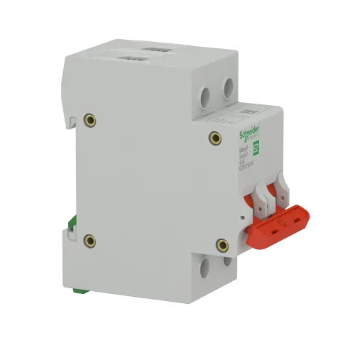 Выключатель нагрузки "І-О" 40 А, двухполюсный, EZ9S16240 Schneider Electric