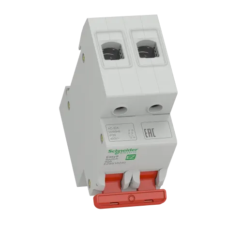 Выключатель нагрузки "І-О" 40 А, двухполюсный, EZ9S16240 Schneider Electric