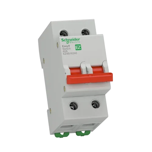 Выключатель нагрузки "І-О" 40 А, двухполюсный, EZ9S16240 Schneider Electric