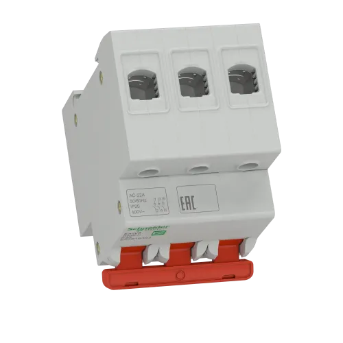 Выключатель нагрузки "І-О" 63 А, трехфазный, EZ9S16363 Schneider Electric