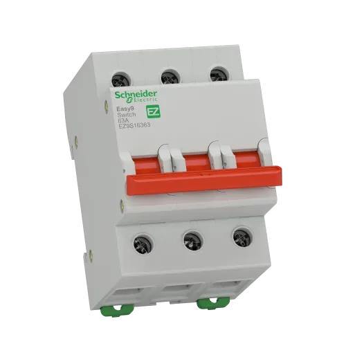 Выключатель нагрузки "І-О" 63 А, трехфазный, EZ9S16363 Schneider Electric