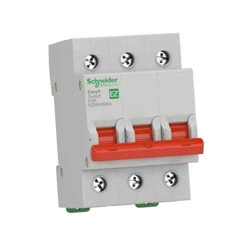 Выключатель нагрузки "І-О" 63 А, трехфазный, EZ9S16363 Schneider Electric