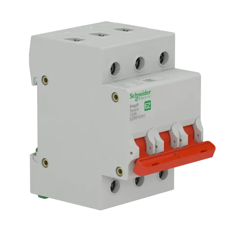 Выключатель нагрузки "І-О" 100 А, трехфазный, EZ9S16391 Schneider Electric