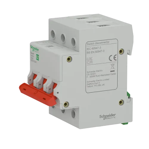 Выключатель нагрузки "І-О" 100 А, трехфазный, EZ9S16391 Schneider Electric