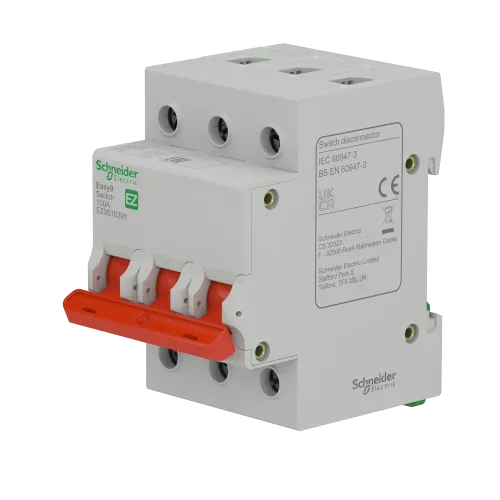 Выключатель нагрузки "І-О" 100 А, трехфазный, EZ9S16391 Schneider Electric