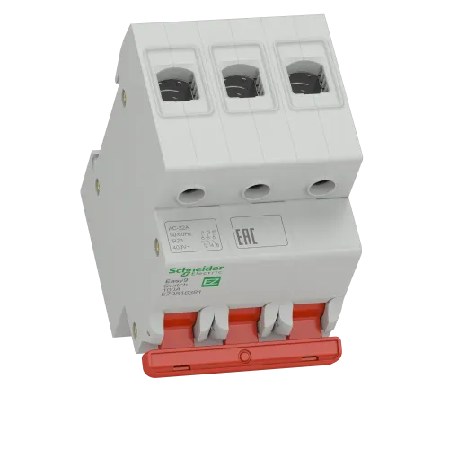 Выключатель нагрузки "І-О" 100 А, трехфазный, EZ9S16391 Schneider Electric