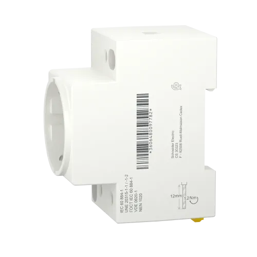 Розетка щитовая на din-рейку 16A 250В, iPC A9A15310 Schneider Electric