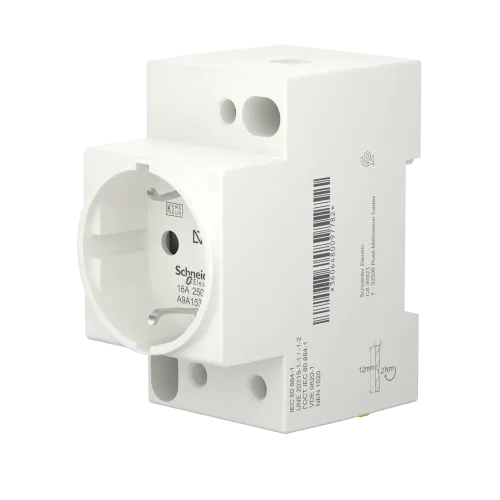 Розетка щитовая на din-рейку 16A 250В, iPC A9A15310 Schneider Electric