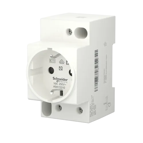 Розетка щитовая на din-рейку 16A 250В, iPC A9A15310 Schneider Electric
