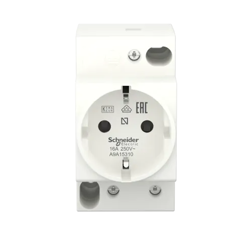 Розетка щитовая на din-рейку 16A 250В, iPC A9A15310 Schneider Electric