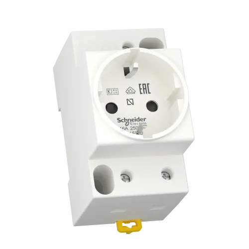 Розетка щитовая на din-рейку 16A 250В, iPC A9A15310 Schneider Electric