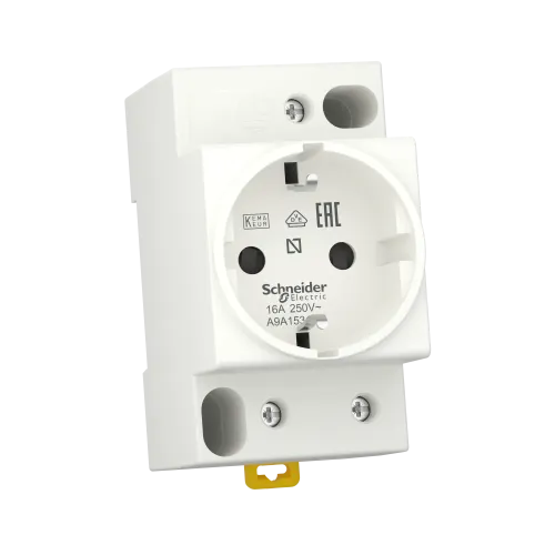 Розетка щитовая на din-рейку 16A 250В, iPC A9A15310 Schneider Electric