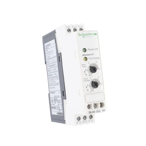 Устройство плавного пуска 6A, 1ф 220В или 3ф 110-460В ATS01, байпас ATS01N106FT