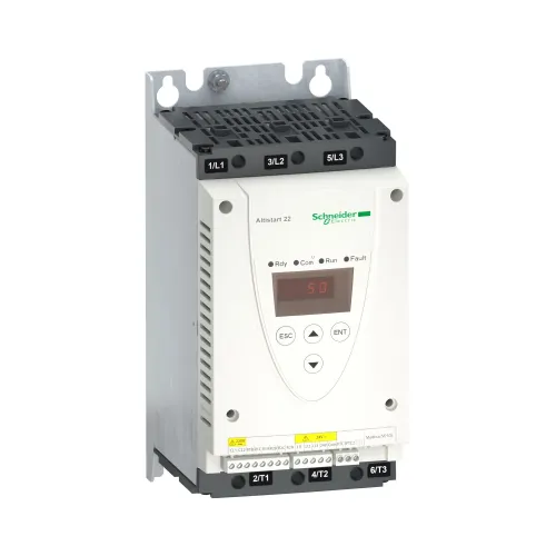 Устройство плавного пуска 47A 230-440В ATS22, байпас, двигатель звезда или треугольник ATS22D47Q