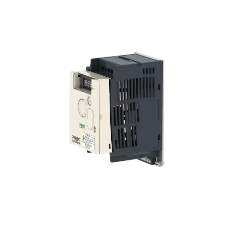 Преобразователь частоты 0.37кВт 220В, 1ф питание ATV12, с радиатором ATV12H037M2