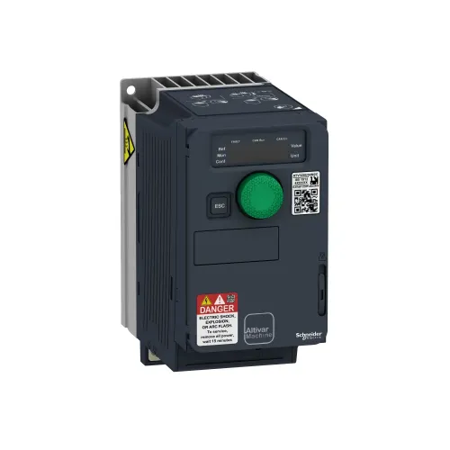 Преобразователь частоты 0.55кВт 220В 1ф питание ATV320C, компакт, с ЭМС-фильтром C2 ATV320U06M2C