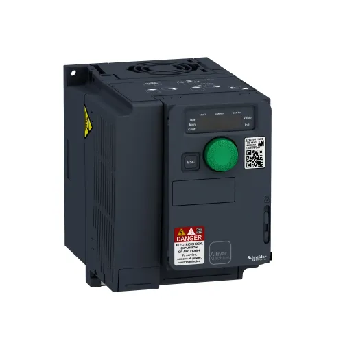 Преобразователь частоты 1.5кВт 220В 1ф питание ATV320C, компакт, с ЭМС-фильтром C2 ATV320U15M2C
