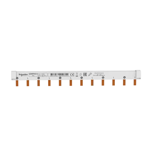 Гребенка двухполюсная для автоматов, 12 модулей, EZ9XPH212 Schneider Electric