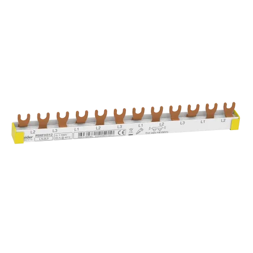 Вилочная гребенка, 3L, 18 мм, 12 модулей, 63 A R9XFH312