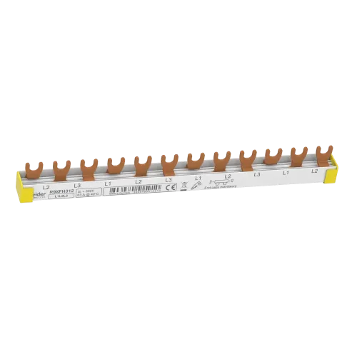 Вилочная гребенка, 3L, 18 мм, 12 модулей, 63 A R9XFH312