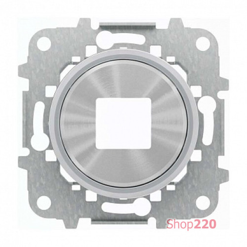 Накладка USB розетки, хром, Sky Moon ABB 8685 CR