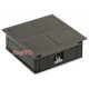 Врезная розетка в стол 2х220В, черный, Versahit ASA 060.15F.00007