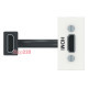 Розетка HDMI, белый, 1 модуль, Unica New Schneider NU343018