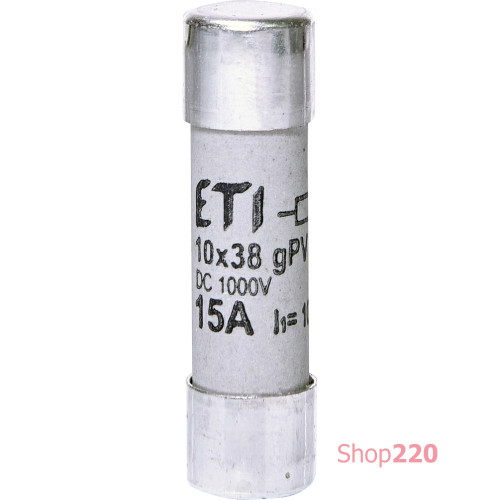 Предохранитель 15А gPV 10x38, ETI 2625112