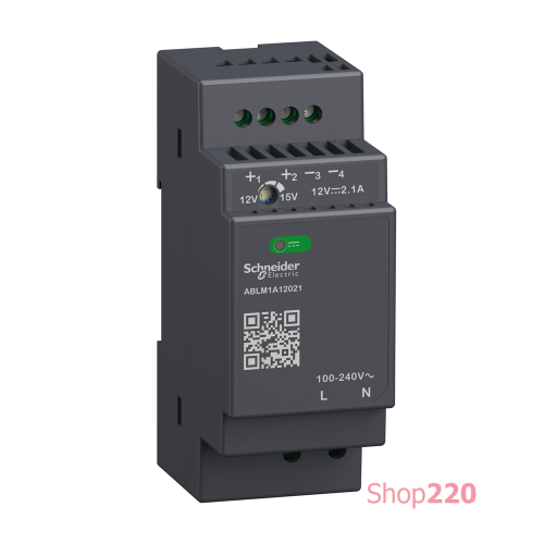 Блок питания модульный 12В 2.1A ABLM1A12021