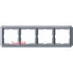 Рамка 4 поста, белый, Merten Antik MTN483419