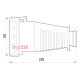Силовая розетка переносная 3Р+N+Z, 400В, 63А, IP67, Tarel 2666-337