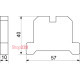 Клеммник заземления 10 мм кв, желто-зеленый, JB (ЕК) 10/35 Аско A0130020004