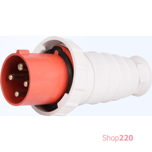 Силовая вилка переносная 4п., 380В, IP67, 63А, e.plug.pro.4.63 Enext p011006