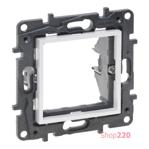 Адаптор для установки механизмов 45х45мм MOSAIC, белый, Niloe Step Legrand 863189B