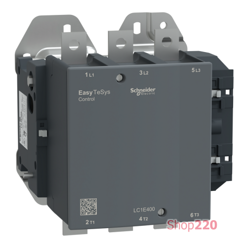 Контактор E 3P, 400А, 220V50/60ГЦ LC1E400M7