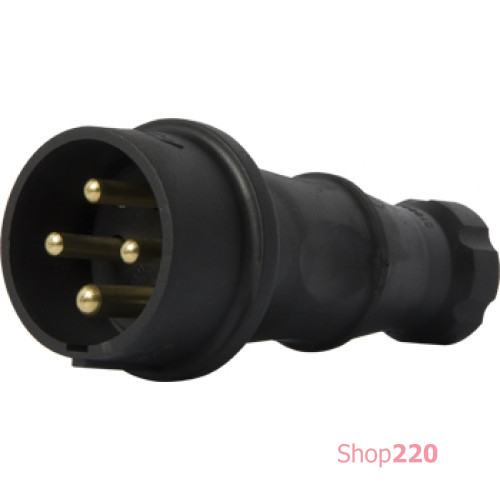 Силовая вилка переносная каучуковая 4п., 32А, e.plug.rubber.070.32 Enext s9100032