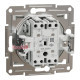 Кнопка двухклавишная, белый, EPH1170121 Schneider Asfora