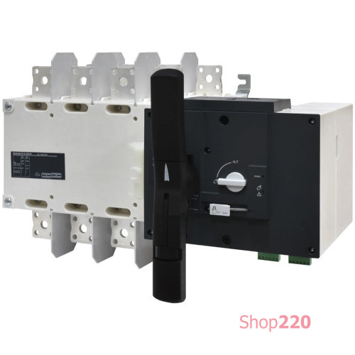 Переключатель нагрузки с мотор-приводом "1-0-2" 800А 230VAC 4P, MLBS 800 230VAC 4P CO ETI 4661982